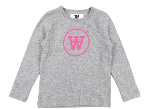 Wood Wood t-shirt Kim grey melange